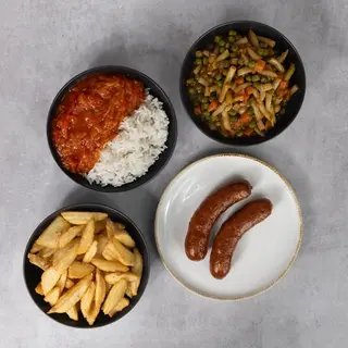 Kobasice + prilog po izboru