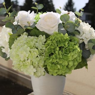 Hydrangea zelena REAL TOUCH komad