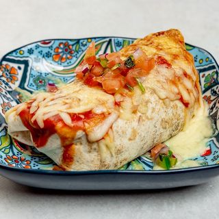 Burrito ahogado de tele molida