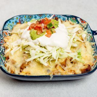 Open burrito de pile