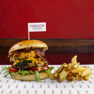 Red Garter Burger + patate