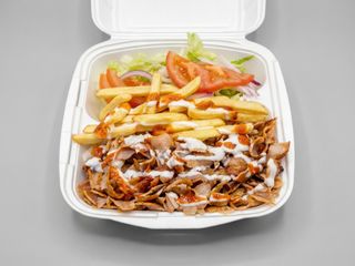 Piatti kebap's con patate