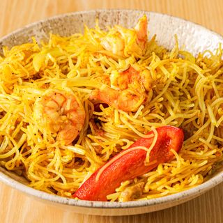 Spaghettini alla singapore