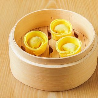 Raviolo di carne char-siu 