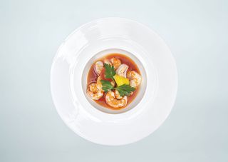 gamberi in salsa agrodolce