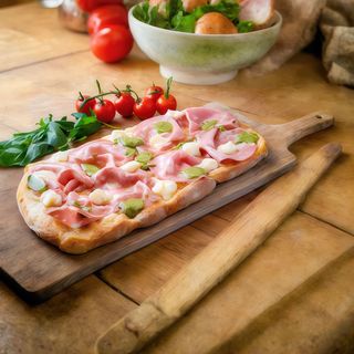 Lunga Mortadella E Crema Di Pistacchio