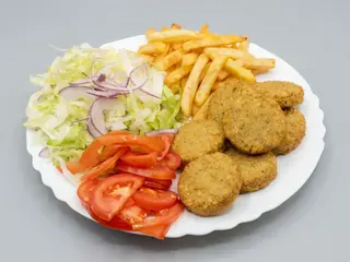 Menu Piatto falafel pane
