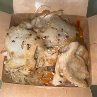 21.A-Spaghetti si riso saltati con pollo