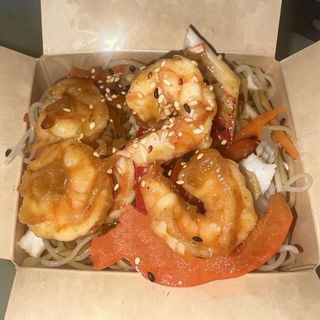 21. C-Spaghetti di riso saltati con misto mare