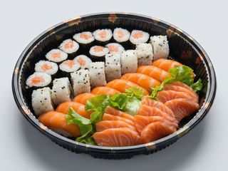 sushi sashimi Box solo salmone