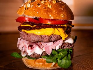 BOX DOUBLE BURGER - PATATINE - BIBITA