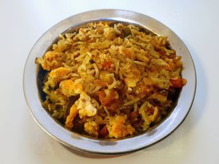 30. Riso verdura con uova