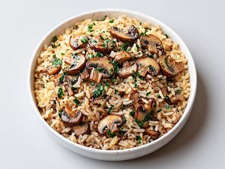 Mashroom pulao rice
