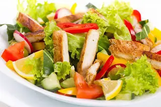 Grilled chicken salad