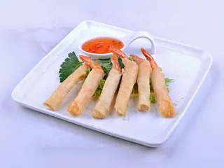Involtini di gamberi