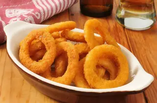 Anelli di cipolle in pastella