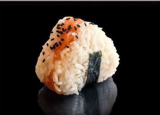 87. Onigiri sake spicy