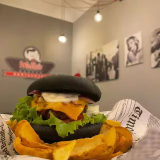 Hamburger classic - servito con patate dippers