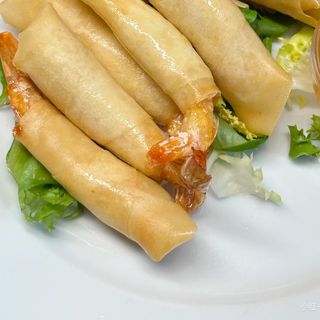 1c. Involtini di gamberi curry thai 3pz