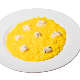 Risotto zafferano e gorgonzola