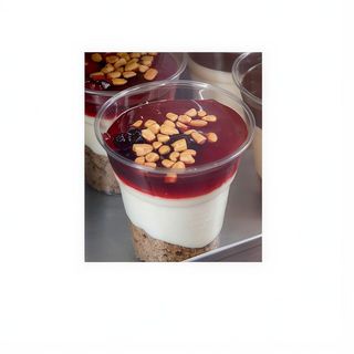 Cheesecake Monoporzione Media con Kinder Bueno