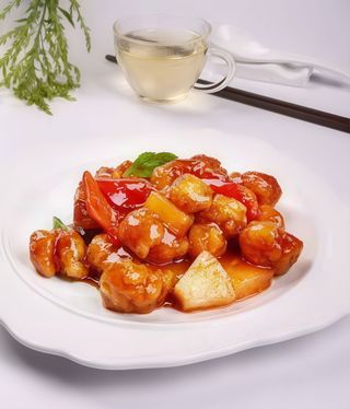 135. Maiale con salsa agro dolce