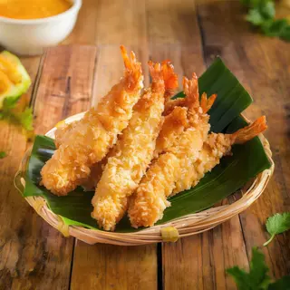Gamberi in tempura