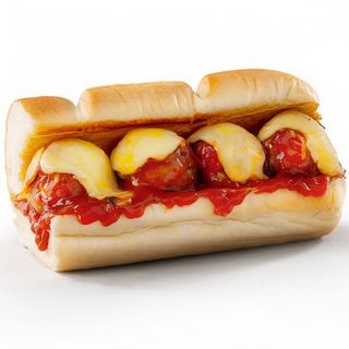 Menu Panino con Polpette di Manzo  - 15cm