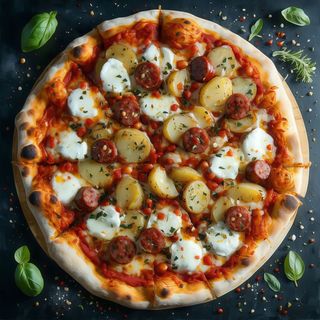 Patate e salsiccia Bianca