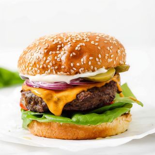 Hamburger con cotoletta di pollo