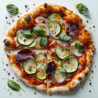 Pizza vegetariana normale