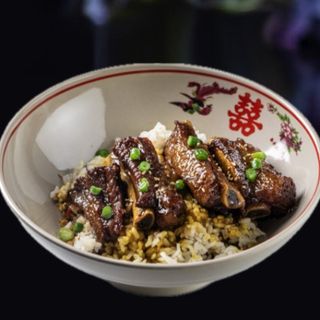 Riso Gai Fan con Spuntature in agrodolce