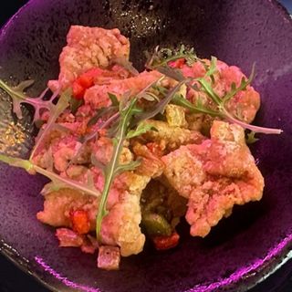 manzo croccante in sale e pepe