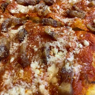 Pizza all'amatriciana 