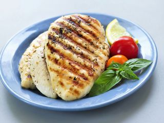 Pollo alla piastra con verdure