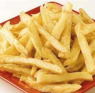 Patate fritte con bacon e cheddar