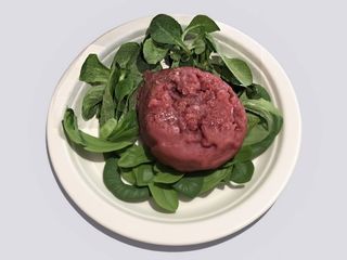 Tartare di Fassona con fondutina di parmigiano