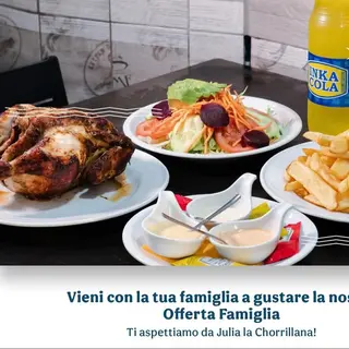 1 pollo a la brasa +chaufa+bibita