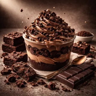 Barattolino: Brownies al cioccolato