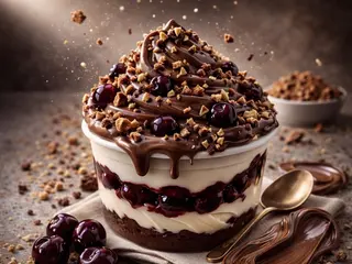 Barattolino ''Nocciolato all'amarena'' 500 gr