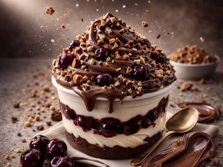 Barattolino ''Nocciolato all'amarena'' 500 gr