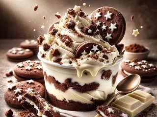 Barattolino "Stellato al cioccolato bianco" 500 gr