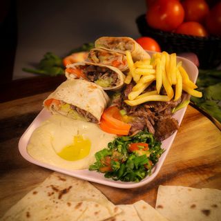 Shawarma di vitello - piatto