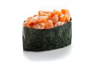 98 Gunkan spicy salmone