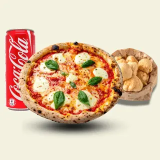 Pizza Margherita + bevanda