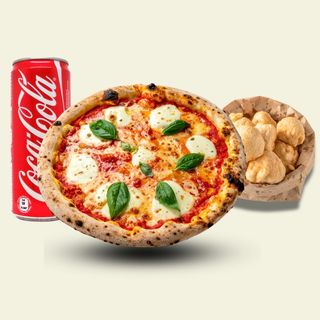 Pizza Margherita + bevanda