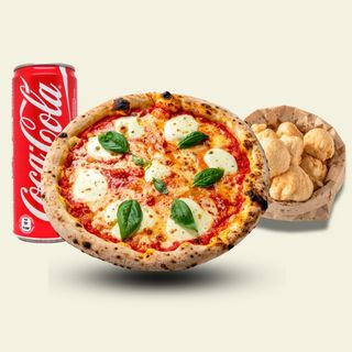 Pizza diavola + bevanda
