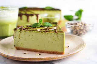 Specialty cheesecake al pistacchio