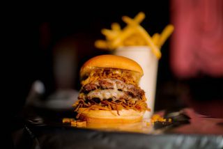 Menù crispy beef burger combo