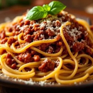 Spaghetti al ragù di vitello